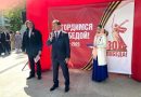 Возложение цветов к мемориалу «Павшим защитникам Москвы»